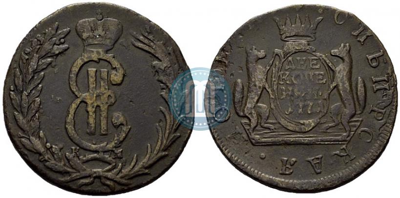 Picture 2 kopecks 1771 year КМ 