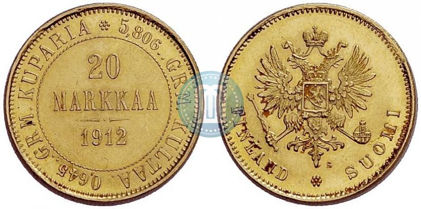 Picture 20 markkaa 1912 year S 