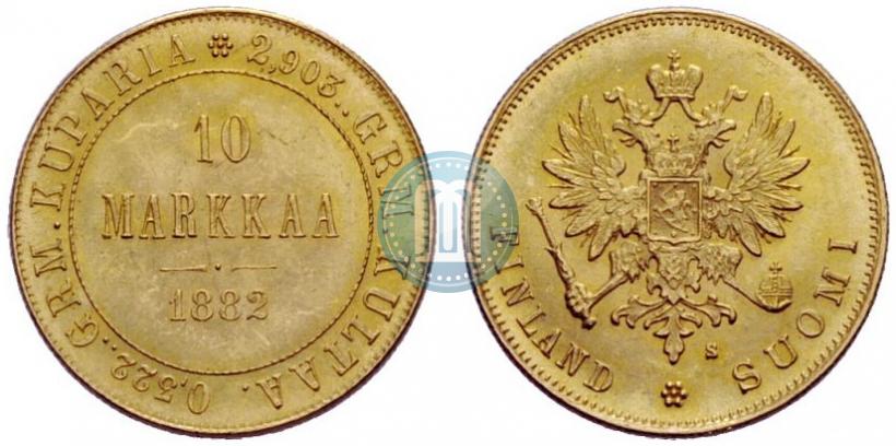 Фото 10 марок 1882 года S 