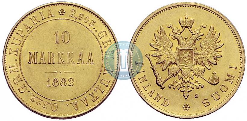 Picture 10 markkaa 1882 year S 