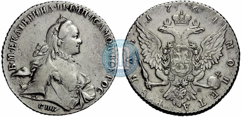 Picture 1 rouble 1764 year СПБ-СА 