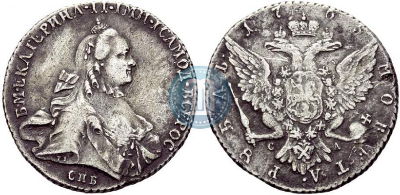 Picture 1 rouble 1765 year СПБ-СА 