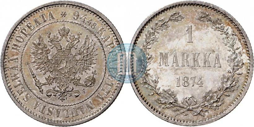 Фото 1 марка 1874 года S 