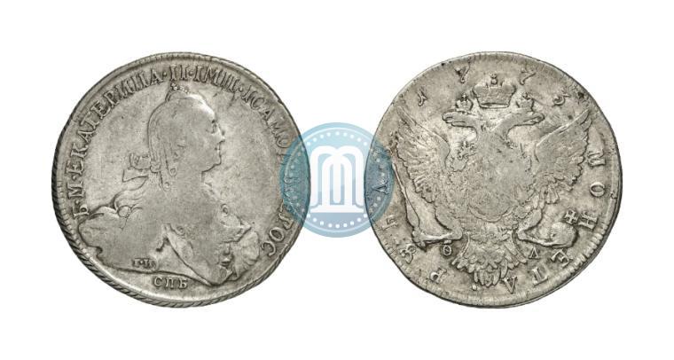 Фото 1 рубль 1773 года СПБ-ФЛ 