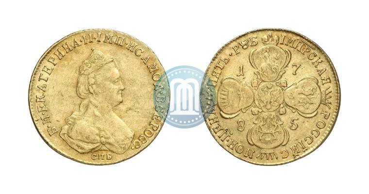 Фото 5 рублей 1785 года СПБ 