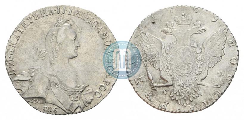 Picture 1 rouble 1769 year СПБ-СА 
