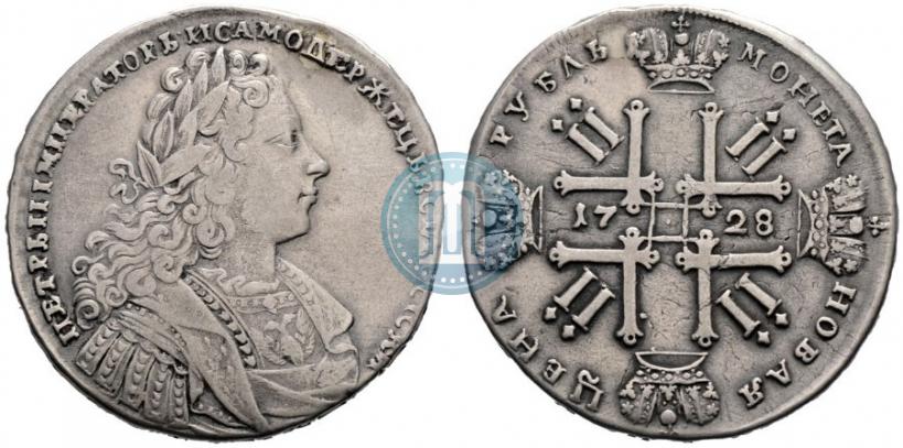 Фото 1 рубль 1728 года  "Тип 1728"