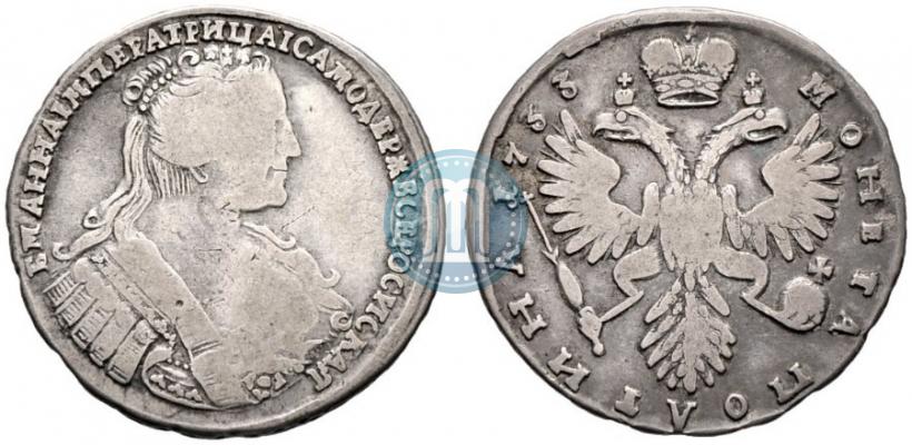 Picture Poltina 1733 year  