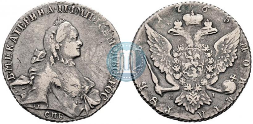 Picture 1 rouble 1765 year СПБ-ЯI 