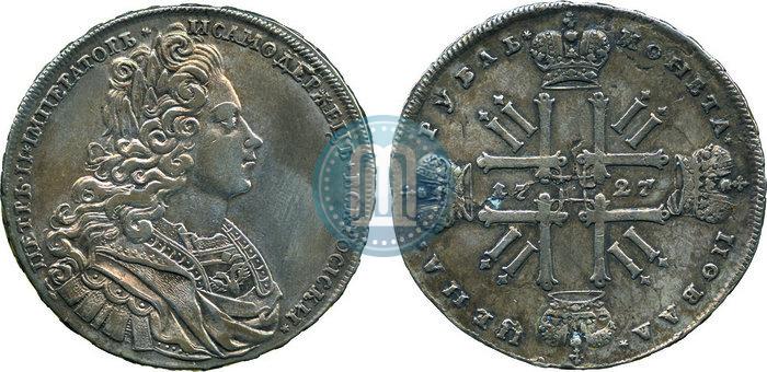 Picture 1 rouble 1727 year  "Moscow type"