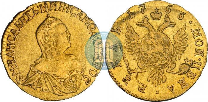 Picture 1 rouble 1756 year  