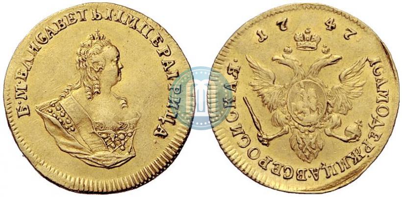 Picture 1 ducat 1747 year  