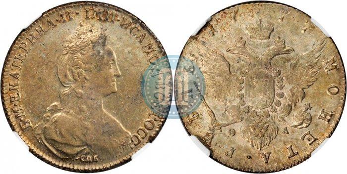 Picture 1 rouble 1777 year СПБ-ФЛ 