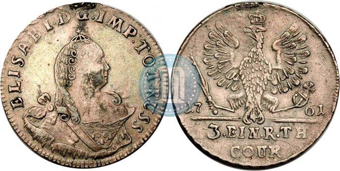 Picture 1/3 Thaler 1761 year  