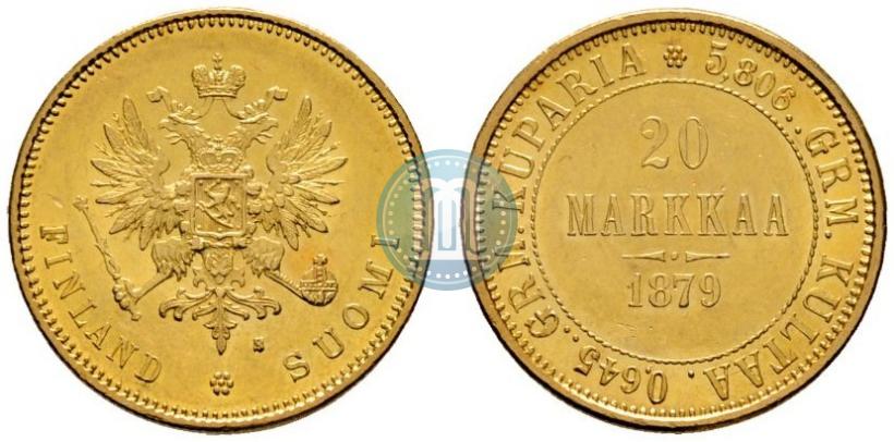 Picture 20 markkaa 1879 year S 