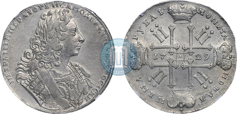 Picture 1 rouble 1729 year  "Type of 1729"