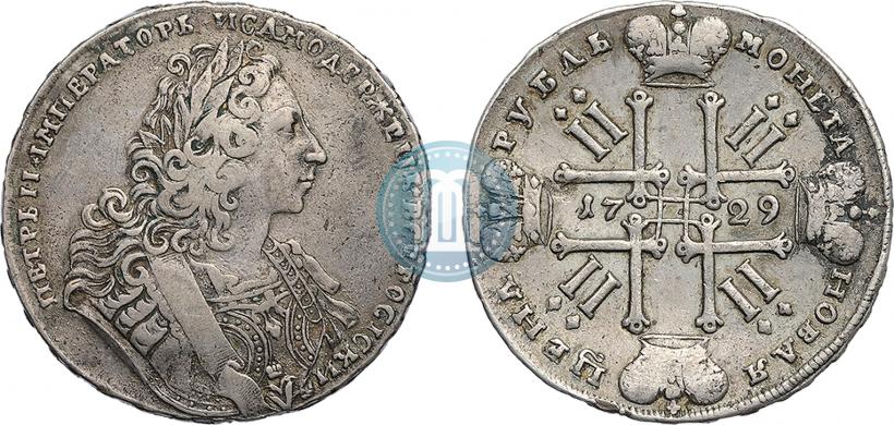 Picture 1 rouble 1729 year  "Type of 1729"