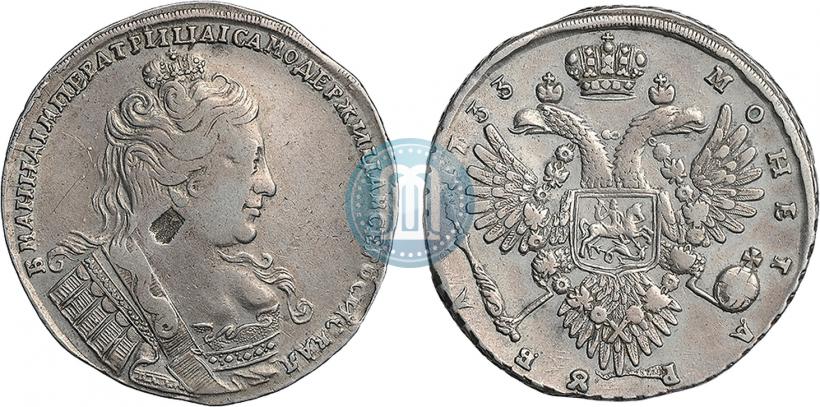 Picture 1 rouble 1733 year  