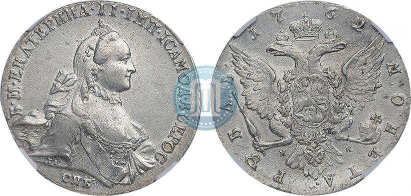 Picture 1 rouble 1762 year СПБ-НК 