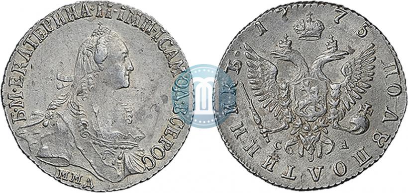 Фото Полуполтинник 1775 года ММД-СА 