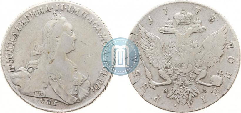 Picture 1 rouble 1773 year СПБ-ФЛ 