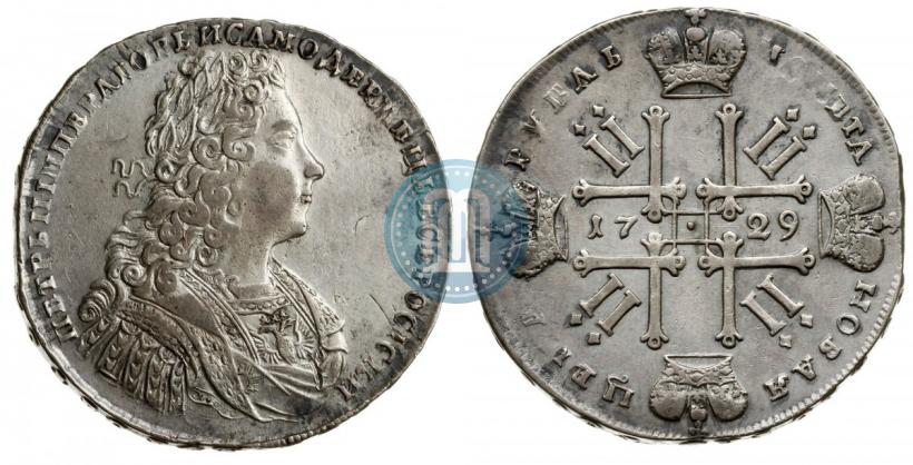 Фото 1 рубль 1728 года  "Тип 1728"