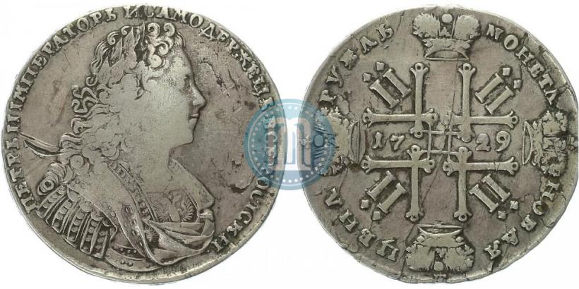Picture 1 rouble 1729 year  "Type of 1728"