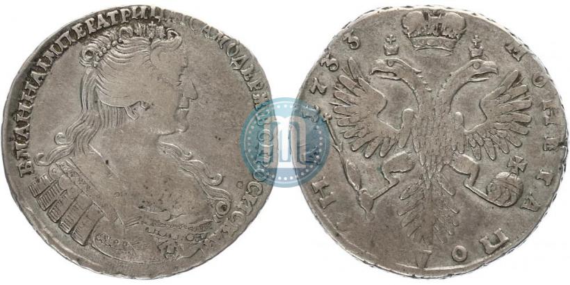 Picture Poltina 1733 year  