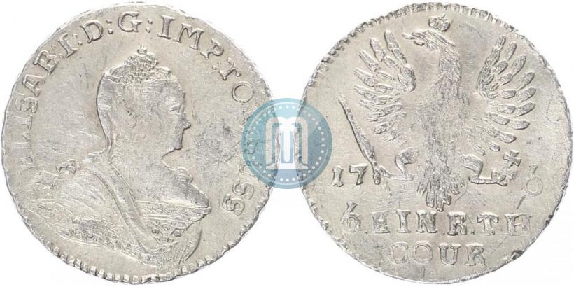 Picture 1/6 Thaler 1761 year  