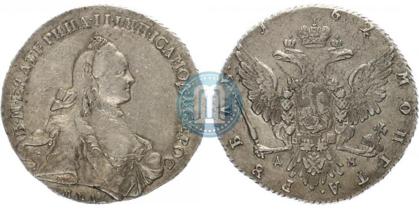 Picture 1 rouble 1762 year ММД-ДМ 