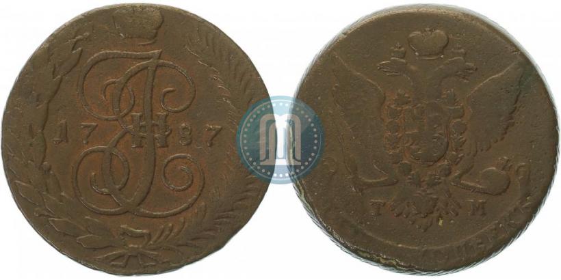 Фото 5 копеек 1787 года ТМ 