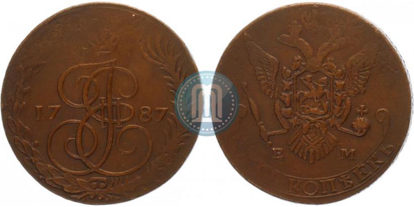 Фото 5 копеек 1787 года ЕМ 
