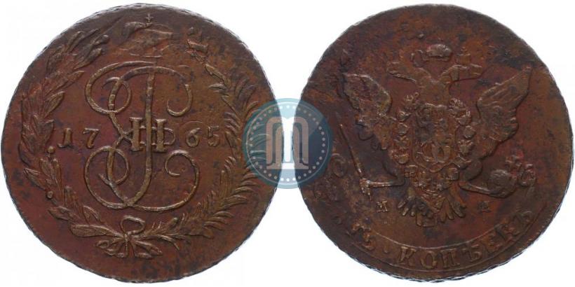 Picture 5 kopecks 1765 year ММ 