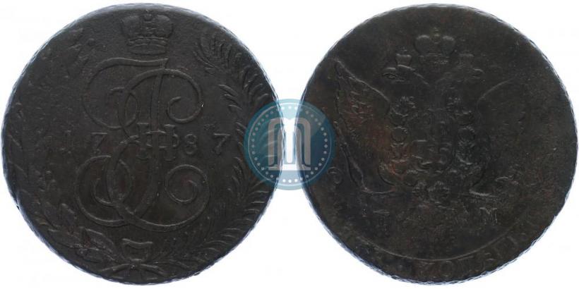 Picture 5 kopecks 1788 year ТМ 