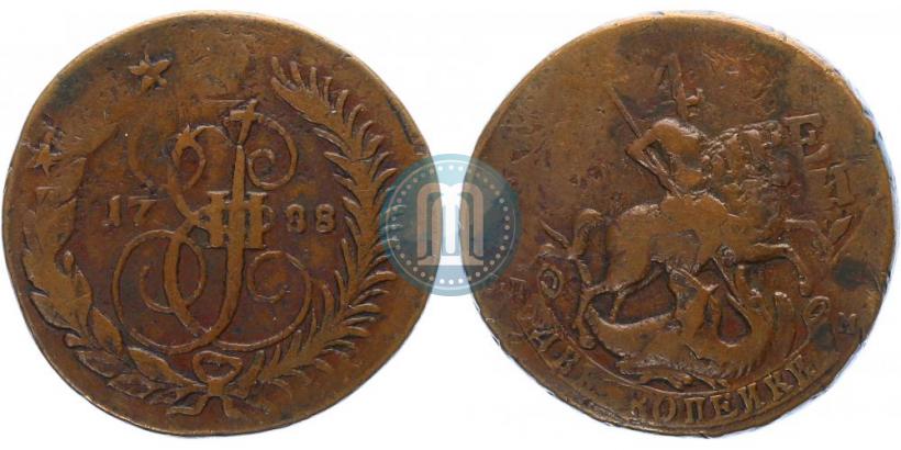 Picture 2 kopecks 1788 year СПМ 
