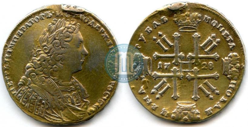 Фото 1 рубль 1728 года  "Тип 1728"