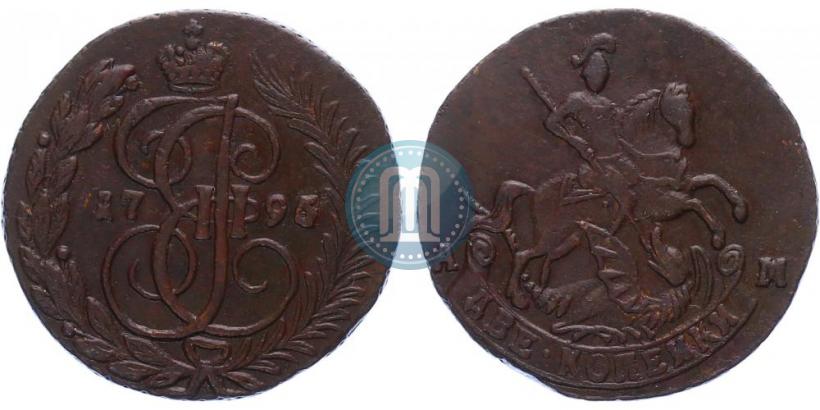 Фото 2 копейки 1795 года АМ 