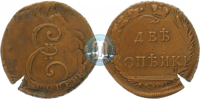 Фото 2 копейки 1796 года  