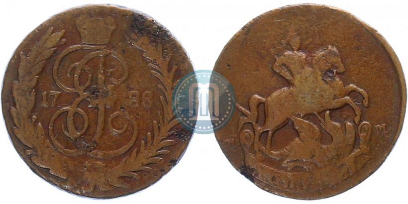 Фото 1 копейка 1788 года ММ 