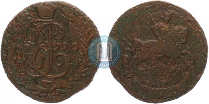 Фото 1 копейка 1790 года  