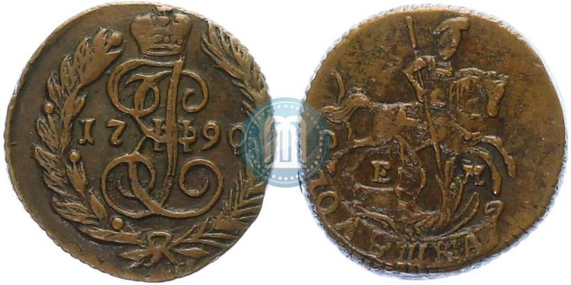 Фото Полушка 1790 года ЕМ 