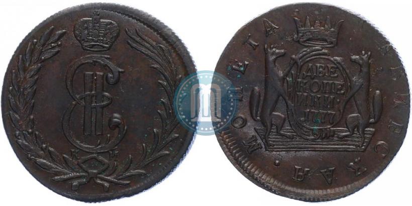 Picture 2 kopecks 1777 year КМ 