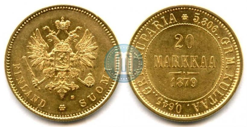 Picture 20 markkaa 1879 year S 