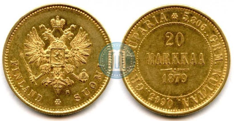 Picture 20 markkaa 1879 year S 