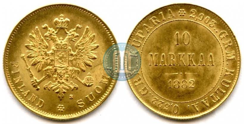 Фото 10 марок 1882 года S 