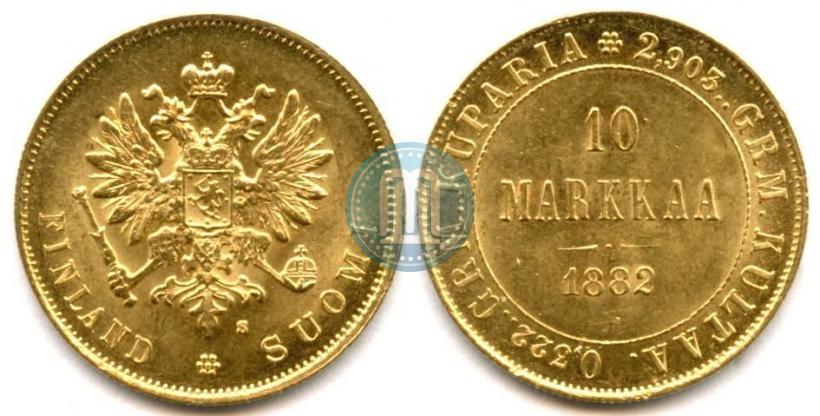 Picture 10 markkaa 1882 year S 