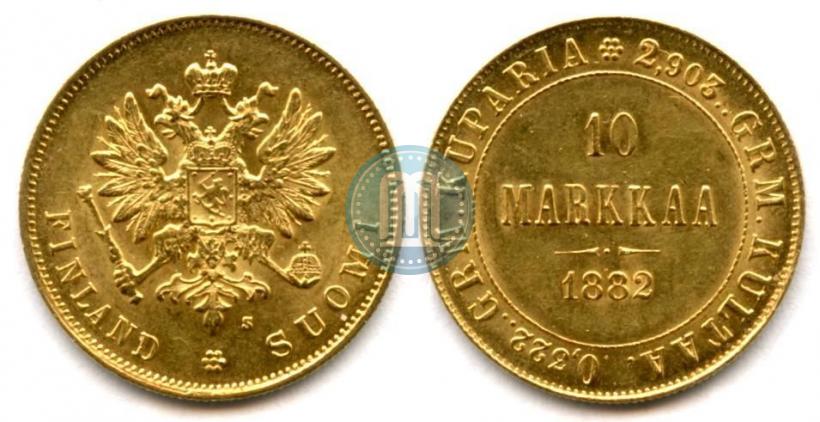 Picture 10 markkaa 1882 year S 