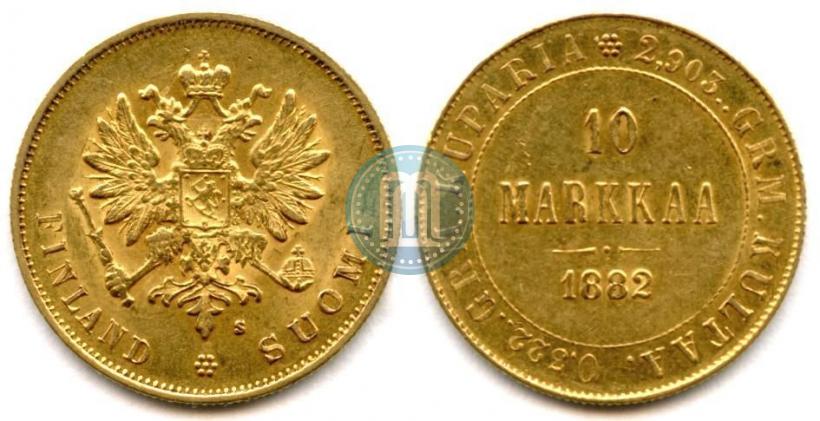 Фото 10 марок 1882 года S 
