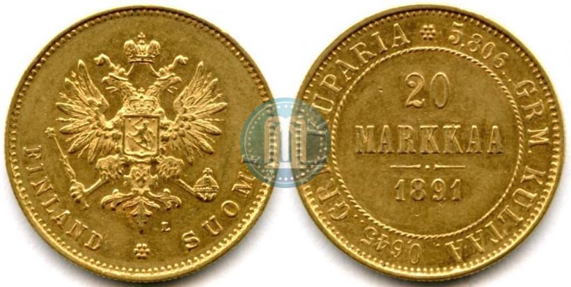 Фото 20 марок 1891 года L 