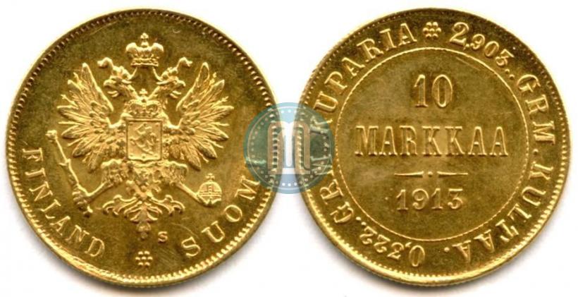 Фото 10 марок 1913 года S 